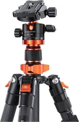 Immagine prodotto di Treppiede K&F Concept D255C4+Bh-28L + piastre di montaggio rapido