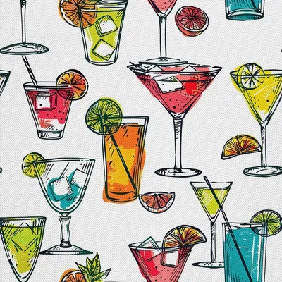 Immagine prodotto di OUTDOOR DECOSTOFFE OXFORD - Motivo cocktail | DX8682