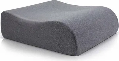 Image de Rehausseur de siège auto pour enfants et adultes - Coussin en mousse à mémoire de forme - Rehausseur de siège auto - Confort ergonomique - 6-12 ans - Gris