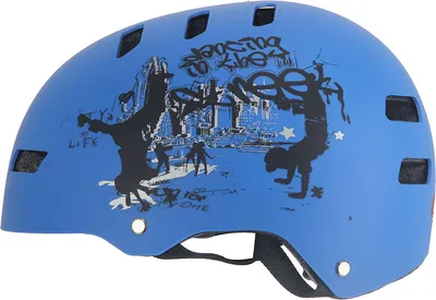 Produktbild von Fahrradhelm AERO Street blau matt Größe S