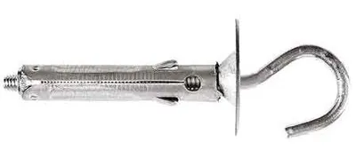 Obrázek produktu pro OCELOVÝ HMOŽDÍK S OTEVŘENÝM OKEM „DY06“ Šroub M5 – Ø 9 × 40 mm