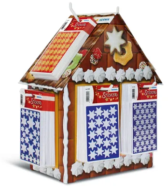 Produktbild von Herma Displ. Decor Lebkuchenhaus Sterne