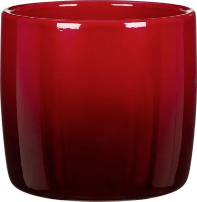 Produktbild von Scheurich Übertopf rot 13,5 x 13,5 cm Keramik