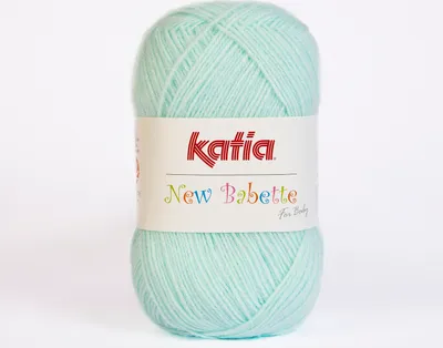 Produktbild von NEW BABETTE von Katia - VERDE AGUA (107) - 50 g / ca. 335 m Wolle