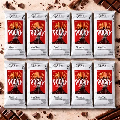 Produktbild von Pocky Chocolate Softpack 10 x 47g Vorratspack