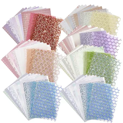 Produktbild von 105 Blätter Scrapbook-Papier - Dekoratives Texturpapier für Kreativität