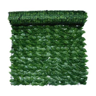 Produktbild von 1 Rolle Künstliche Hecke Pflanzenzaun Grünes Blatt Wanddekoration für Gartenhochzeit