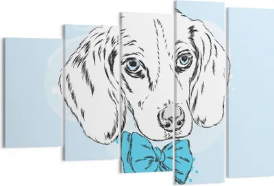 Produktbild von Bild auf Leinwand - Leinwandbild - Hund Labrador Auge Portrait - 150x100cm - Wand Bild - Wanddeko - Leinwanddruck - Bilder - Kunstdruck - Wanddekoration - Leinwand bilder - Wandkunst - EG150x100-3114
