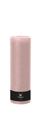Produktbild von INNA-Glas Votivkerze Aurora, Hellrosa, 30cm, Ø 9,8cm, 200h - Germany - Stumpenkerze