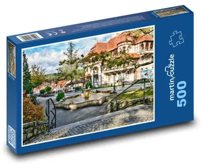 Zdjęcie produktu dla Puzzle 500 Romantyczne miasto uzdrowiskowe - martinpuzzle