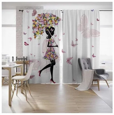 Image de Ensemble de rideaux occultants modernes 140 x 240 cm