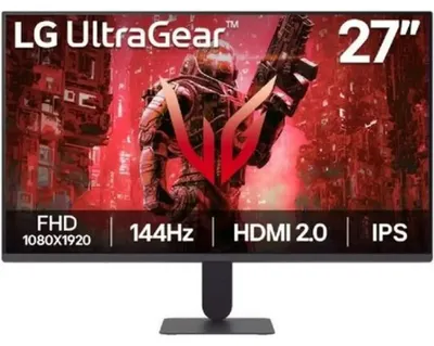 Produktbild von LG 27G411A-B, 68,6 cm (27"), 1920 x 1080 Pixel, Full HD, LCD, 5 ms, Schwarz