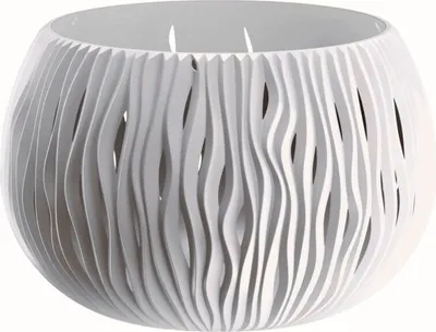 Produktbild von Prosperplast Blumentopf BOWL SANDY Weiß 14,4 cm