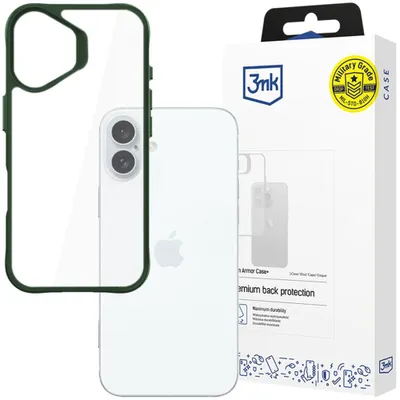 Immagine prodotto di Apple Iphone 16 - Custodia 3Mk Satin Armor+ Verde