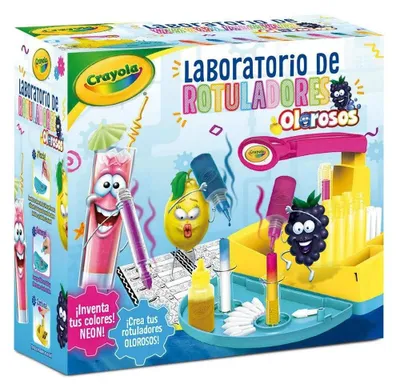Produktbild von Crayola Labor Für Stinkende Und Neonfarbene Buntstifte Mehrfarbig Mehrfarbig One Size
