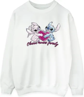 Produktbild von Disney - "Ohana" Sweatshirt für Herren BI31203 (XL) (Weiß)