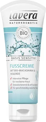 Produktbild von Lavera basis sensitiv Fußcreme dt 75 ml
