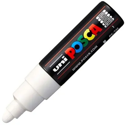 Image de Uni-Ball Marker PC-7M blanc
