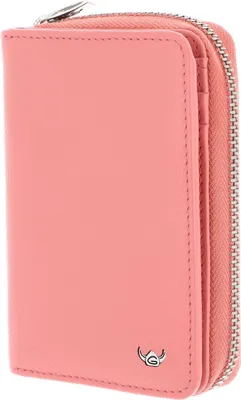 Produktbild von Golden Head Leder Geldbörse Madrid RFID Protect Zipped Billfold Coin Wallet Coral koralle
