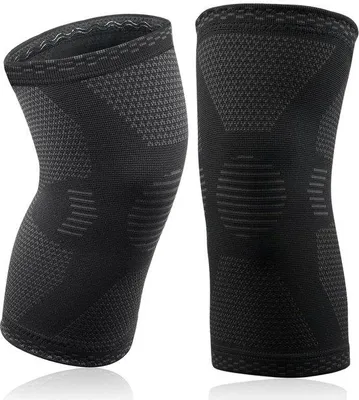 Produktbild von Kniebandage für Sport, Knieschutz, schwarzes Knieorthese