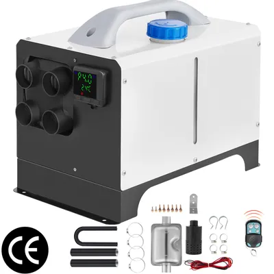 Immagine prodotto di VEVOR 12V diesel riscaldatore d'aria auto carburante, 5 KW diesel parcheggio riscaldatore d'aria, parcheggio riscaldatore diesel, aria riscaldatore diesel corpo in alluminio per auto RV camion camper bianco con telecomando
