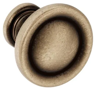 Productafbeelding van Knop voor meubel, diameter 25mm, zinkmetaal (zamac), antiek Florence-design. Set van 6 stuks