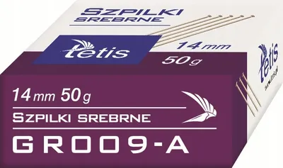 Zdjęcie produktu dla Szpilki metalowe do papieru 14 mm 50 g
