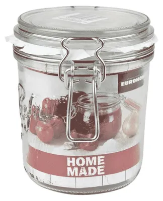 Produktbild von Vorratsglas mit Deckel/Bügelverschluss TERRINES 0,75l EUROHOME® – 14x11,5x13,5cm – Perfekt für die Aufbewahrung Ihrer selbstgemachten Köstlichkeiten