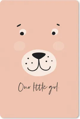 Produktbild von MuchoWow® Mauspad Mousepad Zitate - Unser kleines Mädchen - Sprichwörter - Baby - Kinder - Kinder - Mädchen 18x27 cm - Mousepads - Maus Mat - Pad - Mausunterlage