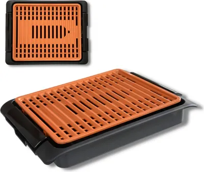 Produktbild von Starlyf Smokefree Grill - Tischgrill mit 1250 Watt, abnehmbares Thermostat, kupferbeschichtet, Spülmaschinenfest