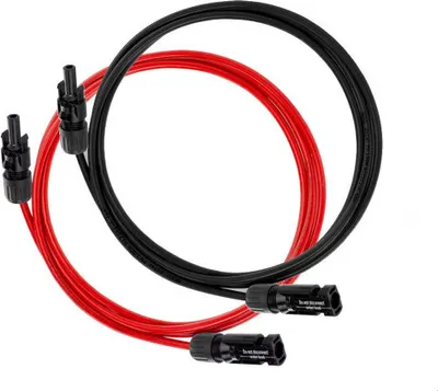 Obrázek produktu pro Prodlužovací solární kabel 2x1m 4mm2 s konektory
