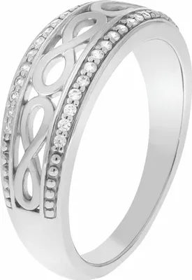 Produktbild von Zeeme Silber Ring 925 weiß 058 (18,5) Zirkonia weiß 274270197