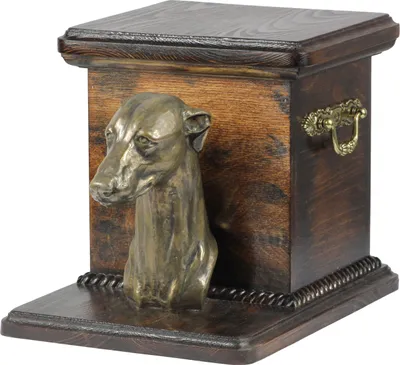 Image de Vipet - Urne pour cendres de chien avec statuette, urne élégante pour chien, urne exceptionnelle avec buste de chien de la marque Art-Dog.