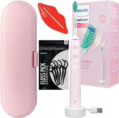 Produktbild von Philips Sonicare Zahnbürste HX3651/11 Rosa mit Etui USB Ladegerät