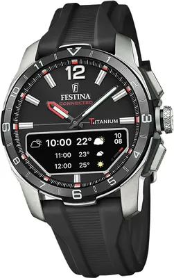 Festina Silikon Herren Uhr Armbanduhr blau Elegant Sport