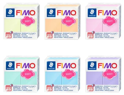 Produktbild von STAEDTLER FIMO Set Soft Pastell 6x57g