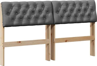 Obrázok produktu pre Čalúnené čelo postele Tmavo šedá 150 cm