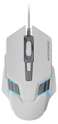 Immagine prodotto di Mars Gaming MM024, destro, ottico, USB Type-A, 4000 DPI, bianco