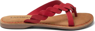 Produktbild von Lazamani Avi Damen Leder-Zehentrenner Red Größe 42
