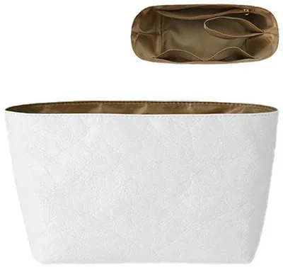 Image de Organiseur pour grand sac fourre-tout, imperméable, blanc