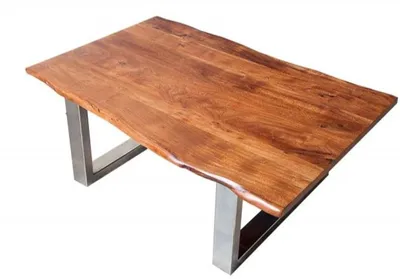 Immagine prodotto di Casa Padrino tavolino di design in legno massello di acacia marrone naturale 120 x H. 45 cm - tavolo da salotto