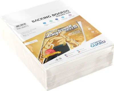 Imagen del producto de Paneles dorados para la parte trasera de cómics Ultimate Guard, tamaño estándar (100 unidades)