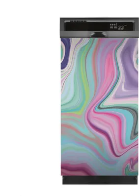 Produktbild von Magnete Dekorative 45x80 cm Küche Magnetmatte Spülmaschine - Farbig Mosaik Abstrakt