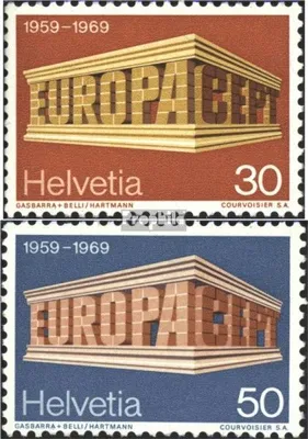 Produktbild von Briefmarken Schweiz 1968 Mi 900-901 (kompl.Ausgabe) postfrisch Jahresereignisse