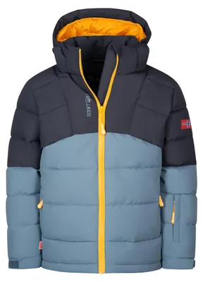 Productafbeelding van Trollkids Kids Gryllefjord ocieplana wodoodporna jas voor kinderen, blauw, donkerblauw, maat 98