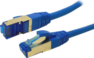 Produktbild von ProfiPatch LAN Kabel Cat7 S/FTP RJ45 Premium Patchkabel 10GB 600MHz LSZH Ethernet Netzwerkkabel blau 25m