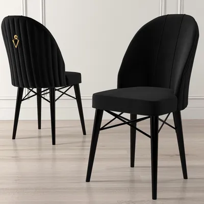 Produktbild von Perillis - Stuhl, Schwarz, 6 Stühle