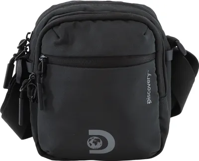 Immagine prodotto di Borsa a tracolla Metropolis di Discovery, realizzata in poliestere riciclato, colore nero, taglia unica