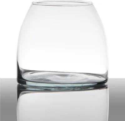 Produktbild von INNA-GLAS Kerzenhalter Aurelio, klar, 12cm, Ø9cm - Tischlicht Vase