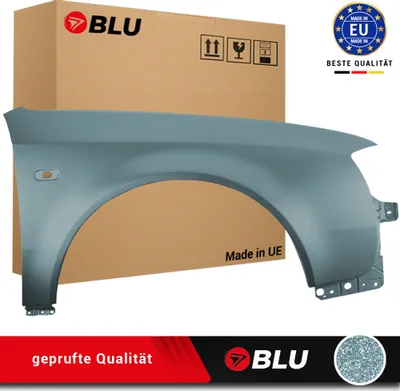 Image de BLU Aile Compatible avec Audi A6 C5 LX7Z Droite Silber DelphinGrau | 1997-2001 | Avant | Peint| Prêt à Monter | Acier